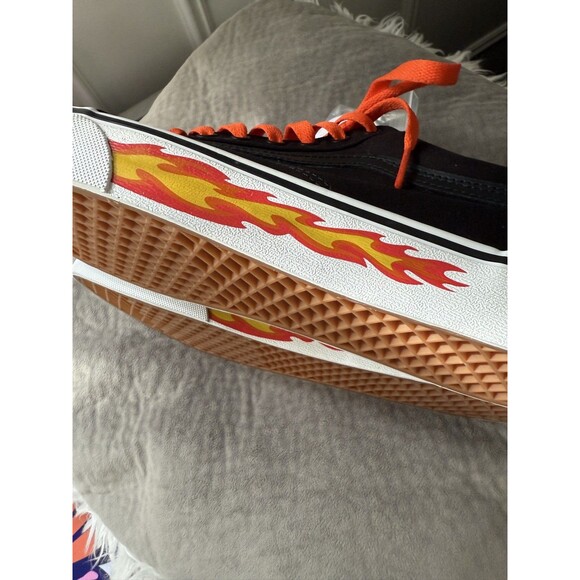 VANS X Old Skool Flame Cut Out Custom Rare 10.5 flames. Halloween. Sk8 shoes main image 13